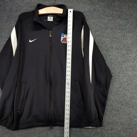 Nike Drifit Full Zip Jacket SZ Mens L Black White Womens NCAA Final Four 2011 - Picture 4 of 12